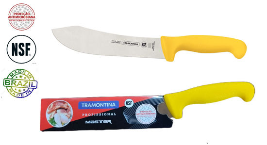 Foto de Cuchillo Tramontina 8" Profesional Master 24611/058 Puño Amarillo (120)