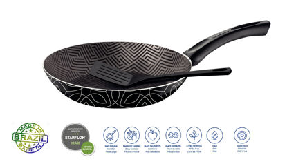 Foto de Sarten Tramontina Paris 30 cms c/espatula 2.5 ltrs 28508/630 (6)