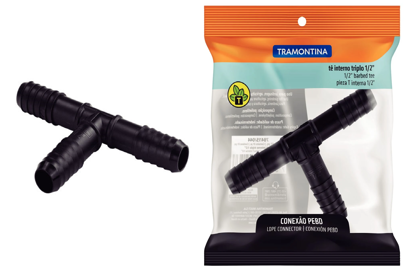 Foto de Tee 1/2 Intern Triple PEBD P/Pollytubo Agricola 78415/044 Tramontina (50)