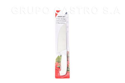 Foto de Cuchillo Cacha Blanca Blister 8" HUIHANG NBE28917 (240)