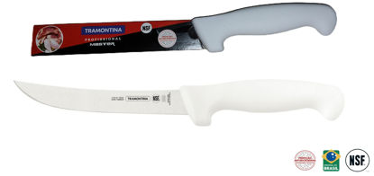 Foto de Cuchillo Tramontina 6" Deshuesar Profesional Master 24636/086 puño blanco (60)