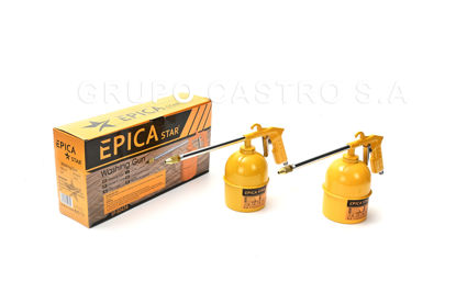 Foto de PISTOLA AIRE SET 2 PCS P/LAVADO 1000CC EPICA EP-50438 (20)