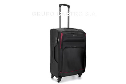 Foto de MALETA VIAJE 24" MBS26027 NEGRA TELA YOUMEIJIA 68altx41anch cms