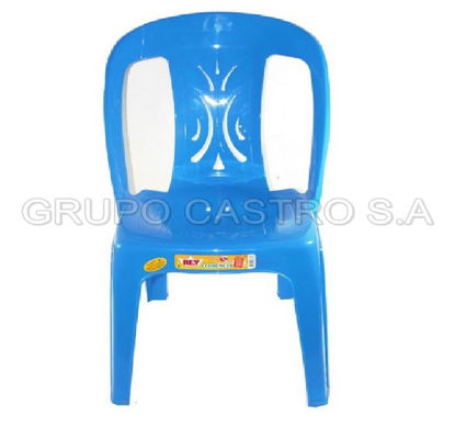 Foto de SILLA SIN BRAZO CELESTE FLORENCIA SLX090000 84,3AL X 45,9AN X 55.2L CMS