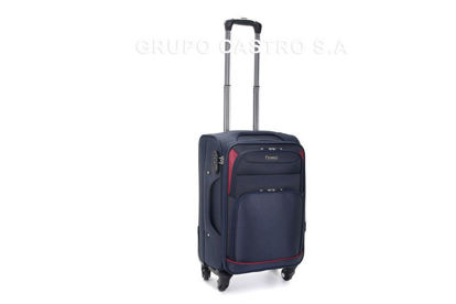 Foto de MALETA VIAJE 20" MBS26026 AZUL TELA YOUMEIJIA 58altx36anch cms