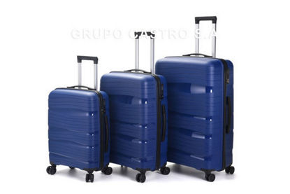 Foto de MALETA VIAJE 3 PCS 20/24/28" MBS2605 AZUL PLASTICO
