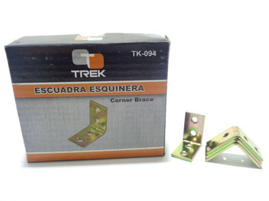 Foto de ESCUADRA METAL SET 12 PCS TK-094 25X25X2MM TREK