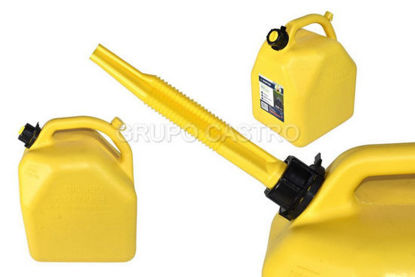 Foto de Pichinga 20 ltrs/5gl Gasolina 07622 Con Embudo Amarillo SCEPTER