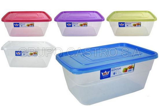 Foto de  Recipiente Taper Biofood Rectang 7.2 ltrs 33.2larg,24.2anc,13.8alt cms TPX070000(80)