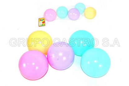 Foto de BOLA PLASTICA OCEAN 5PCS MAYA 46-B70660 JUGUETE 10CMS