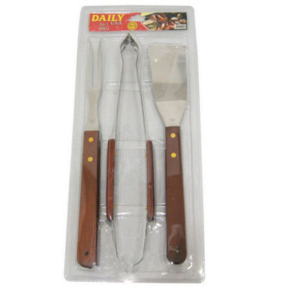 Foto de BBQ BARBACOA SET 3 PCS  DAILY EC-0834