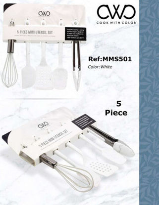Foto de SET 5 PCS UTENCILIOS COCINA CWC OBSM501-GRY