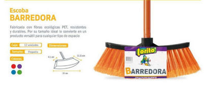 Foto de ESCOBA BARREDORA ESC001 LORITO 31X11.5X4.1CMS (12)