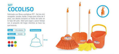 Foto de SET LIMPIEZA  COCOLISO NIN@ 4PCS COC001 LORITO 65CMS