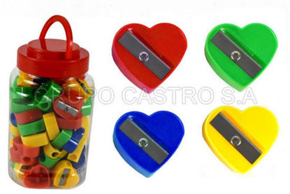 Foto de Sacapuntas tarro 72 pcs  REDONDO (MAQUINILLA) WJT0611
