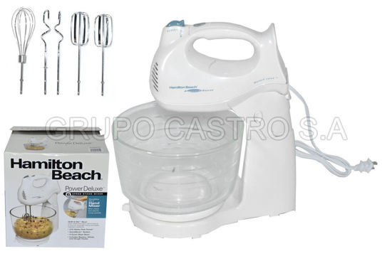Foto de Batidora tazón vidrio 4ltr Hamilton 6 vel.HB64695N