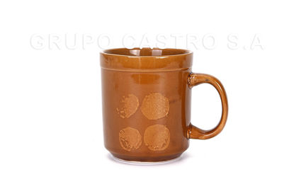 Foto de Jarra porcelana cafe 8 onz/225ml 8.5alt,7.5diam cms O2M2898 (72)
