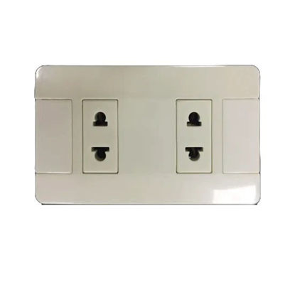 Foto de TOMACORRIENTE DOBLE BEIGE EMPOTRAR 1212MM