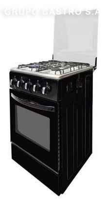 Foto de Cocina gas c/chisp 4 quem. horno O313215 KZ500 83alx48anx53la cms  