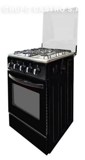 Foto de Cocina gas c/chisp 4 quem. horno O313215 KZ500 83alx48anx53la cms  
