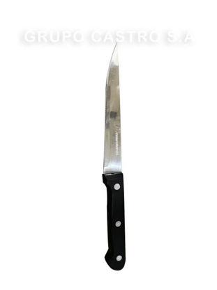 Foto de Cuchillo 5" para asado puño plastico negro GET16-08 (50)(1200)
