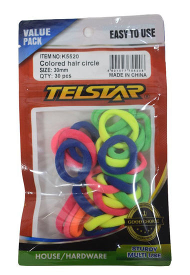 Foto de Colas Cabello 30pcs blister K5520 Telstar (30mm) GET59-37 (24) (288)