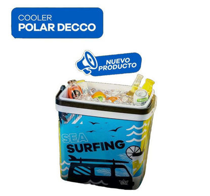 Foto de Hielera Cooler Polar 35 ltrs negra 44altx43 lar x31.3anc cms CQX004320