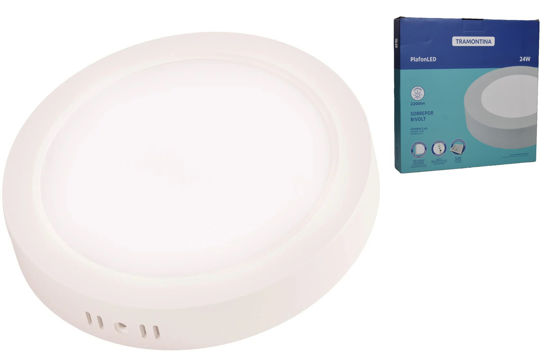 Foto de Lampara Led 24W 6500K 58026/108 Circular Sobreponer Tramontina 28.5x3.7cms (20)