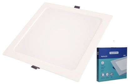 Foto de Lampara Led 12W 6500K 58026/208 cuadrado empotrar tramontina 21.8x3.3cms (30)