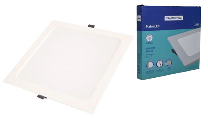 Foto de Lampara Led 24W 6500K 58026/211 cuadrada empotrar tramontina 21.8x3.3cms (20)