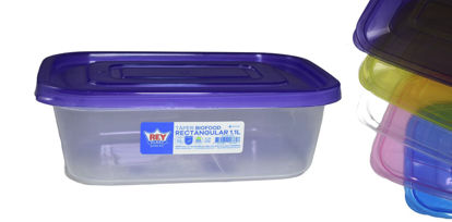 Foto de Recipiente Rect c/t 19.5 largx14.2 anc cms Taper Biofood 1.1 ltrs TPX067000 (150)