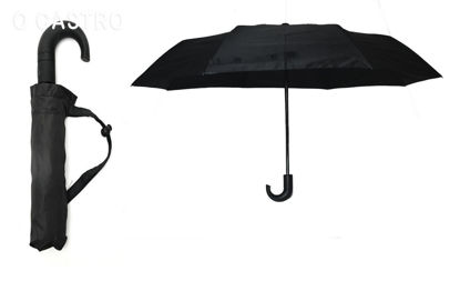 Foto de PARAGUAS AUTOMATICO MINI NEGRO GET44-09 (8 varillas) 32cms(60)