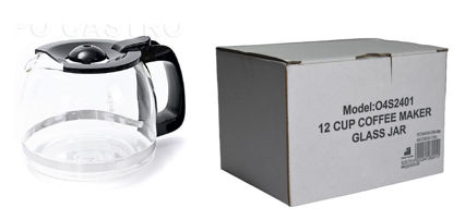 Foto de Pichel Vidrio Coffee c/t O4S2401 12 Tzs 1.8 lts 12alt,14diam cms (REKI CM-7005) (20)