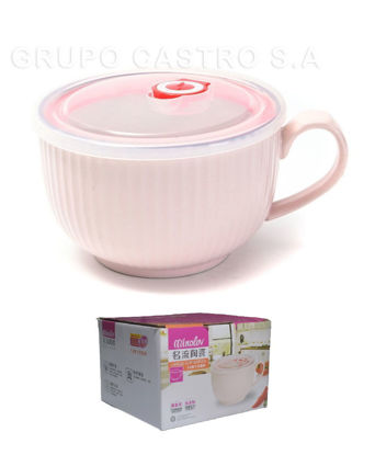 Foto de Jarra porcelana Labrada c/tapa 800ml/27onz O5628914 minolov 14X9.5 cms (36)