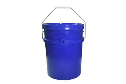 Foto de Cubeta 5 Galones (20.5 ltrs) C/Agarradera Y  C/tapa  Azul  Neoplast 38.5alt x 31an cms (21)
