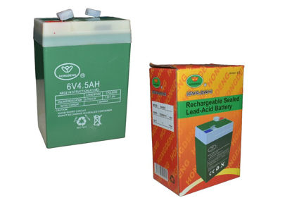 Foto de BATERIA 6 voltios p/BALANZA DIGITAL FE-1206 (6V-4.0AH) HONGDENG (20)