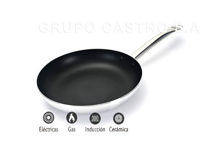 Foto de Sarten Prof Acero 24 cms c/mango acero inox teflon GET17-16 (16)
