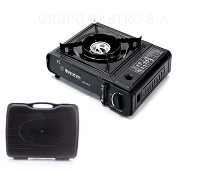 Foto de  Estufa gas butane- portatil 1Q autom camping Happy Home BDZ-155-A GET25-14 (6)