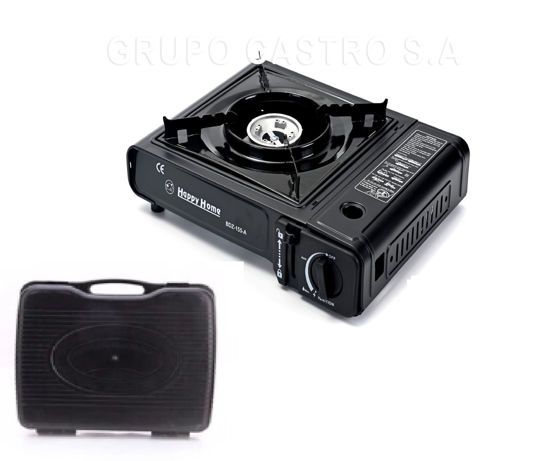 Foto de  Estufa gas butane- portatil 1Q autom camping Happy Home BDZ-155-A GET25-14 (6)