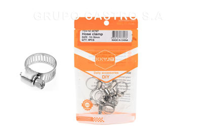 Foto de Abrazadera Set 9 pcs blister 3-4" 10-16 mm KKYJIA K707 GET59-02 (24) (288)