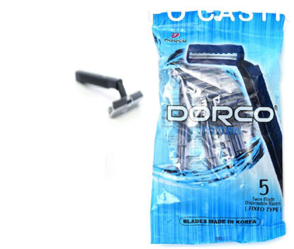 Foto de Prestobarba Set 5pcs desec 2 hoja TG708N / TD708N DORCO GET48-05 (20) (320)