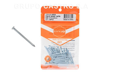 Foto de Clavo acero 1,5" Blister 35 pcs KKYJIA K634 (3,2x40mm) GET59-14 (24) (288)