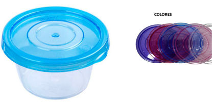 Foto de Recipiente Redondo c/tapa 8.3 cms diam TAPER BIOFOOD 0.16 ltrs REY TPX062300 (600)