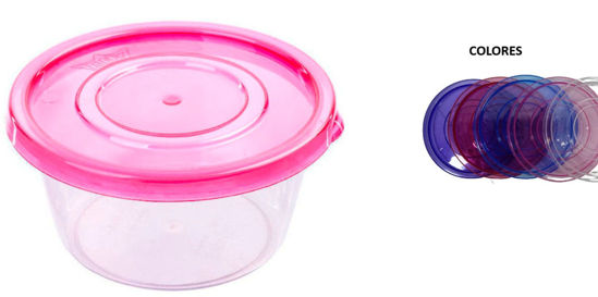 Foto de Recipiente Redondo c/tapa 11 cms diam TAPER BIOFOOD 0.35 ltrs REY TPX062000 (420)