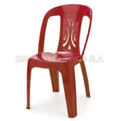 Foto de SILLA SIN BRAZO FLORENCIA ROJO SLX090000 ITALIANA 84,3AL X 45,9AN X 55.2L CM