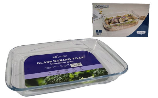 Foto de Pyrex Bandeja Rectang 2,2 ltrs GET24-05 Diamonds 20.5x34.5 cms (12)