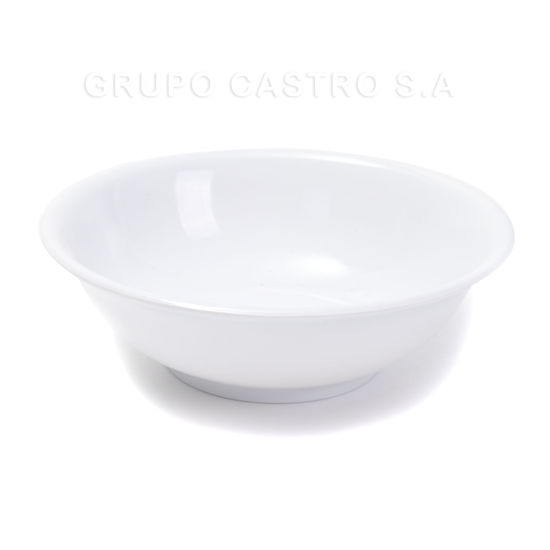 Foto de Dulcera Melamina Blanca 7" diam17.5x5.5alt cms GET29-08 650ml/21.97onz (144)