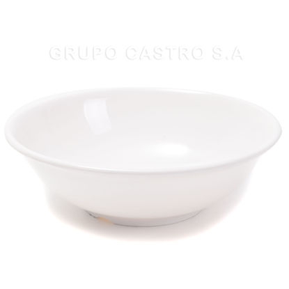 Foto de Dulcera Melamina Blanca 9" diam 22.5 x7alt cms GET29-10 1400ml/47.33onz (96)