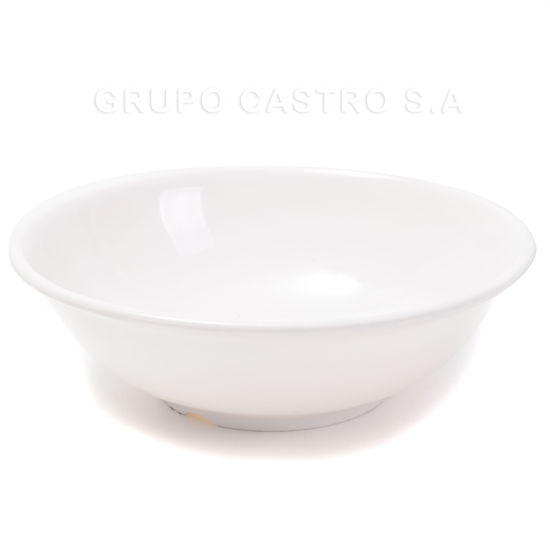 Foto de Dulcera Melamina Blanca 9" diam 22.5 x7alt cms GET29-10 1400ml/47.33onz (96)
