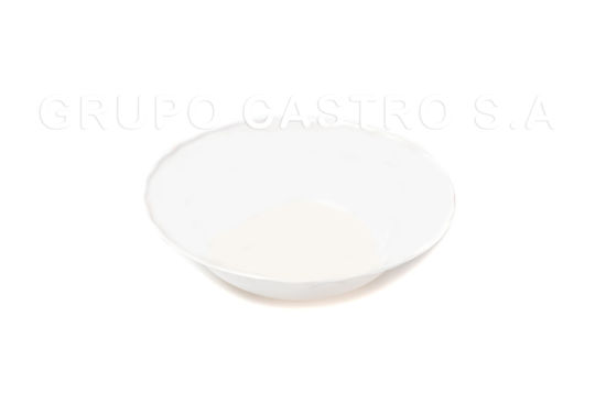 Foto de Plato Sopero Melam Blanco 5.5"13.5diam,3.5alt cms 1055 GET29-01 (720)